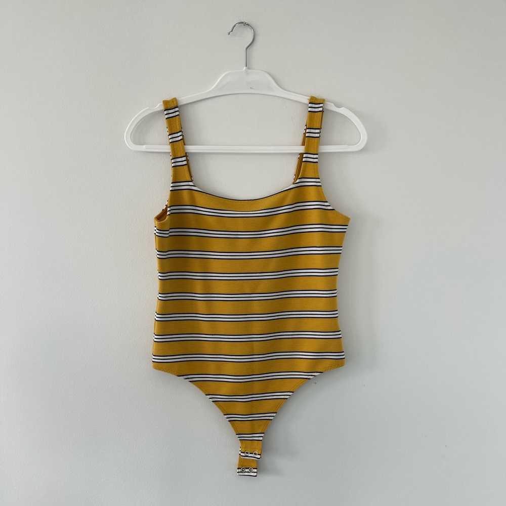 Express Striped Bodysuit